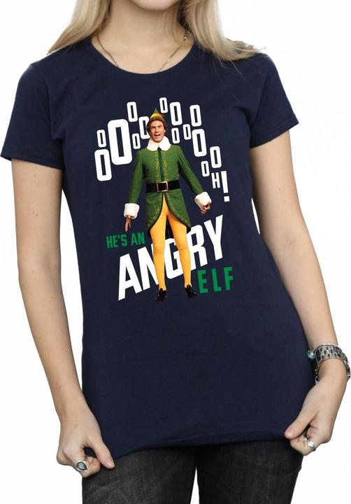 Actual product image Elf Womens/Ladies Angry Cotton T-Shirt (M)