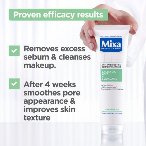 Image du produit Mixa Nettoyant confort anti-imperfection 150 ml (Chiffons de nettoyage, 150 ml)