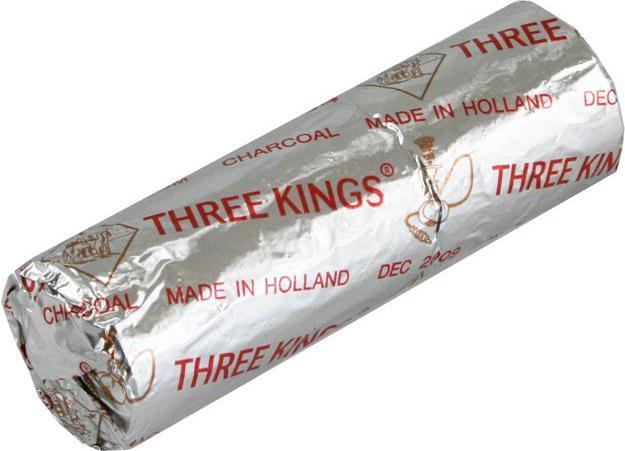 Actual product image Three Kings Shisha charcoal 40mm