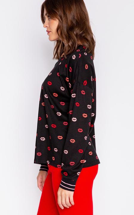 Immagine prodotto Pj Salvage Pigiama top "Be mine" nero/piccolo a fantasia (S)