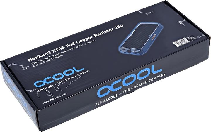 Image du produit Alphacool XT45 Full Copper 280mm (140 mm)