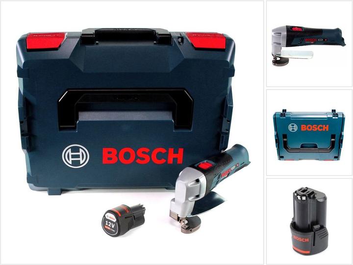 Immagine prodotto Bosch Professional Bosch GSC 12V-13 Batteria Cesoie per lamiera 12V con chiave esagonale + 1x batteria ricaricabile