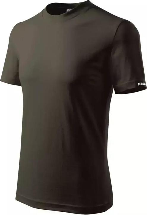 Dedra Herren-T-Shirt L, Armeefarbe, 100 % Baumwolle (L)