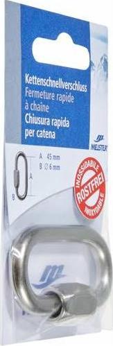 Actual product image Meister RapidLink Inox 6mm (0.05 m)