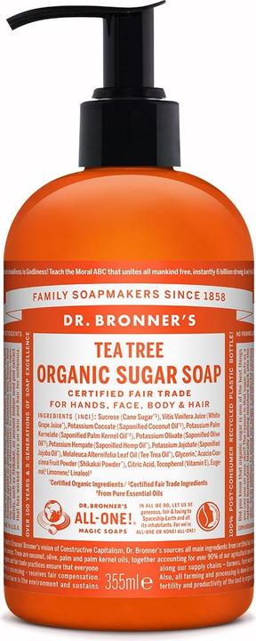 Productafbeelding Dr. Bronner's Suikerzeep (Vloeibare zeep, 355 ml)