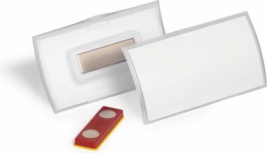 Produktbild Durable 825919, Namensschild-Halterung, Porträt, Polypropylen (PP), Transparent, 40 mm, 7,5 cm