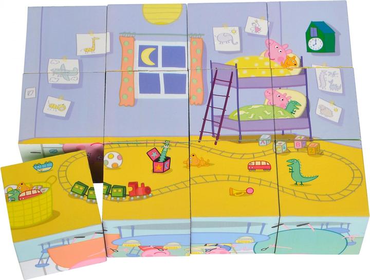 Produktbild Simba Peppa Pig, Bilderwürfel (12 Teile)