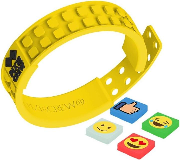 Pixie Crew Silikonarmband mit Emoticons (21 cm, Silicone)