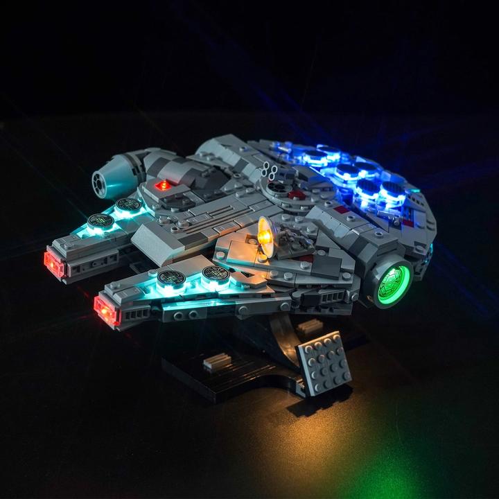BrickBling LED Licht Set für LEGO Star Wars: Millennium Falcon (75375) inkl. Fernbedienung