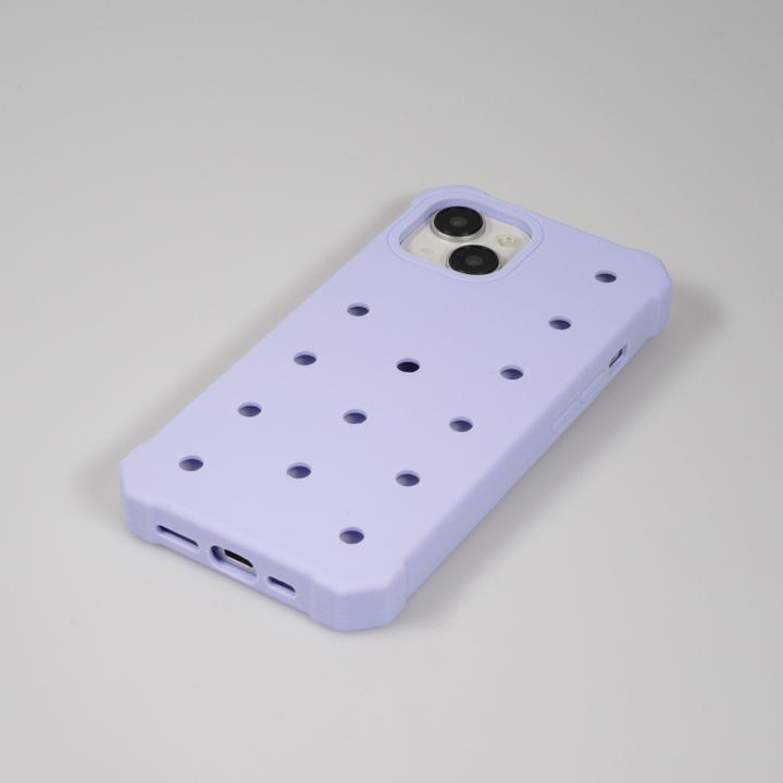 Produktbild PhoneLook Hülle Dicke Silikonhülle mit Löcher für Aufsteck-Sticker Hellblau (Apple iPhone 14)