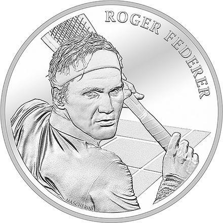 Swissmint Silber Roger Federer - 20 g (835, 2021)