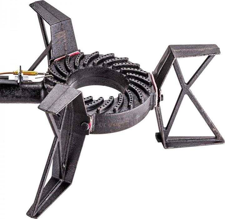 Actual product image Dema Gas Dreibeinkocher Campingkocher Gaskocher Outdoor 3-Bein Hockerkocher 10,5 kW