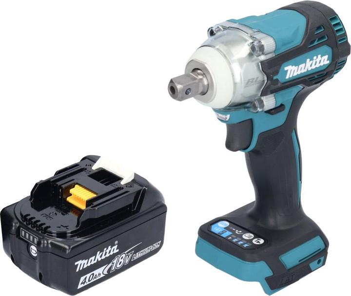 Produktbild Makita DTW 301 M1 Akku Schlagschrauber 18 V 330 Nm 1/2" Brushless + 1x Akku 4,0 Ah - ohne Ladegerät (Akkubetrieb)