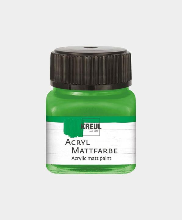Image du produit Kreul Peinture acrylique mate, 20 ml (Vert clair, 20 ml)