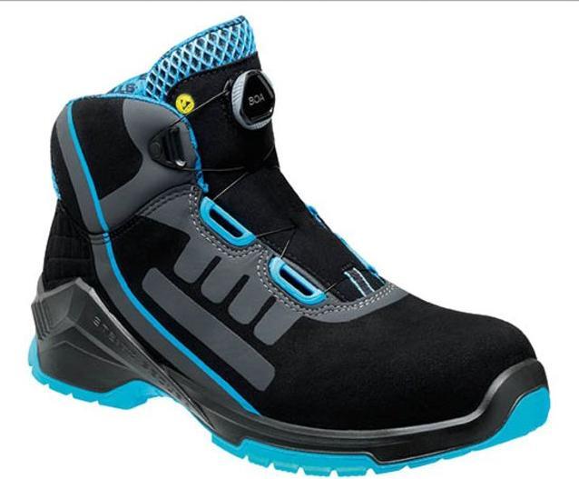 Actual product image Steitz Secura Lace-up boots black/blue VD PRO 1800 ESD, S2 NB BOA (S2, 43)
