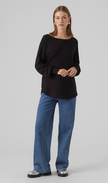 Image du produit Vero Moda VMNANCY LS BOATNECK PULLOVER GA EXC Pull en maille (S)