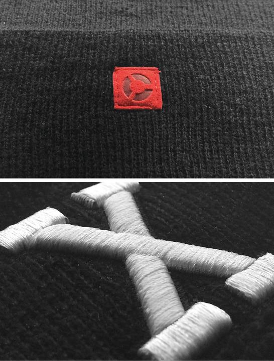 Actual product image Masterdis Letter Cuff Knit Beanie (One size)