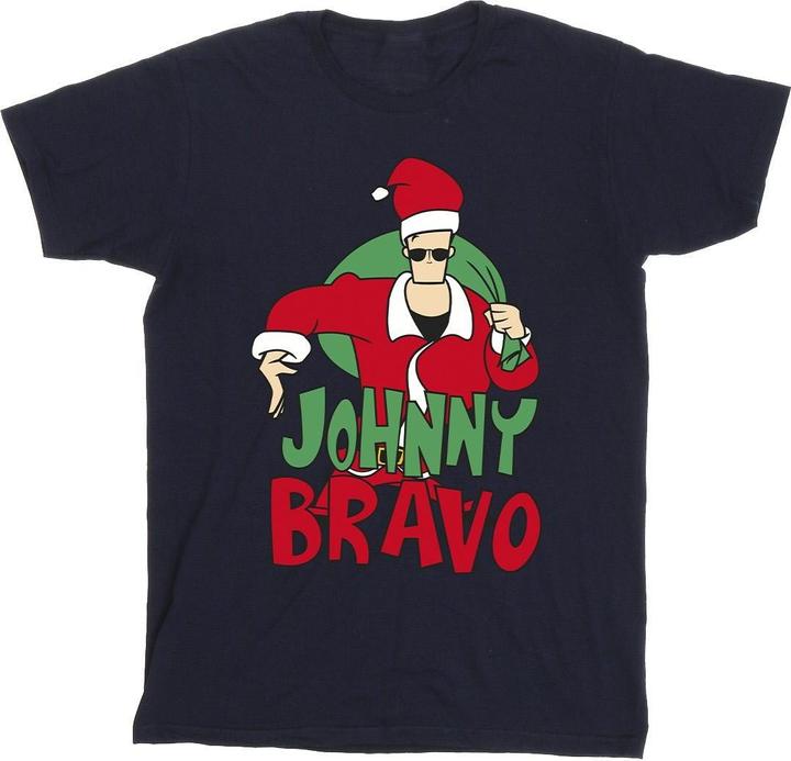 Johnny Bravo Johnny Christmas TShirt (M)