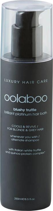 Actual product image oolaboo blushy truffle - platinum hair bath (250 ml, Liquid shampoo)