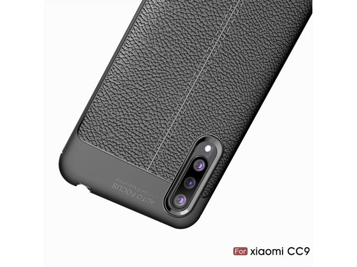 Produktbild Screenguard Xiaomi Mi 9 Lite Hülle Leather Design TPU Cover (Xiaomi Mi 9 Lite)