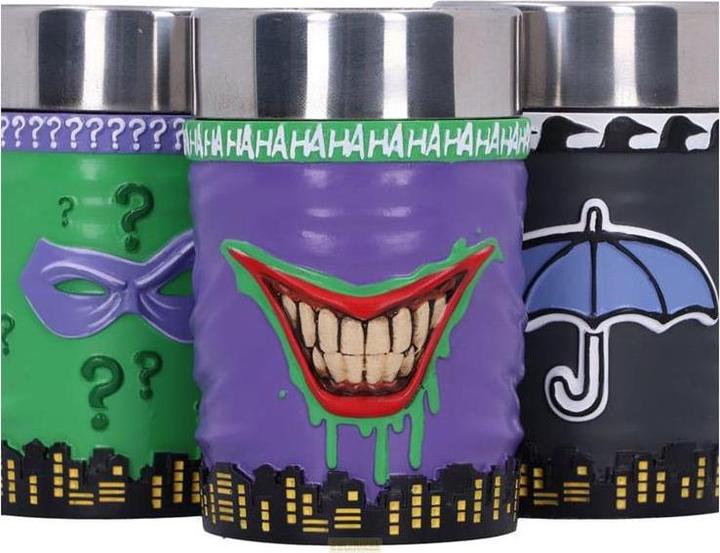 Actual product image Nemesis Now DC Comics shot glasses Batman Super-Villains 3-pack (0.50 dl, 3 x, Shot glass)