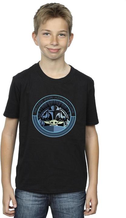Immagine prodotto Star Wars The Mandalorian Grogu Ready For Adventure Maglietta Ragazzi (152, 158)