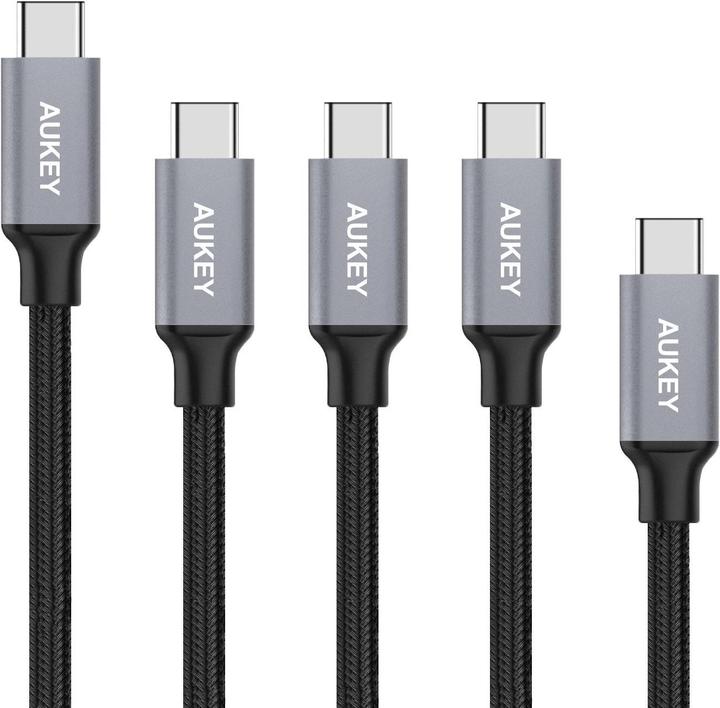 Aukey USB A – USB C 5er Pack (2 m, USB 3.0)