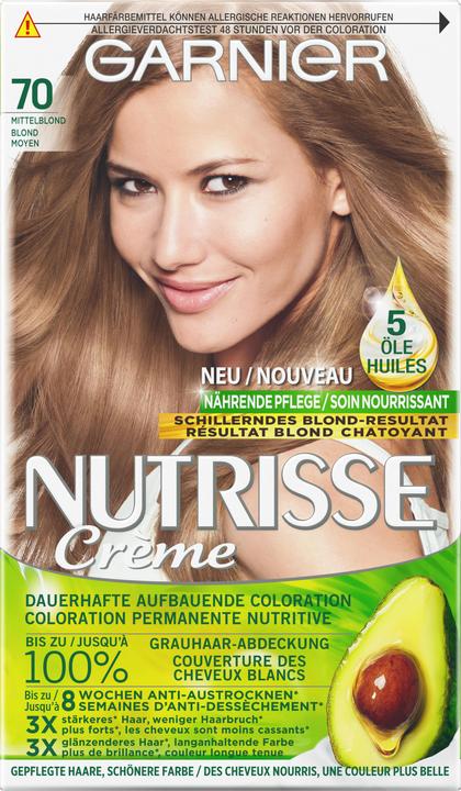 Image du produit Garnier Crème Nutrisse (70 blond moyen)