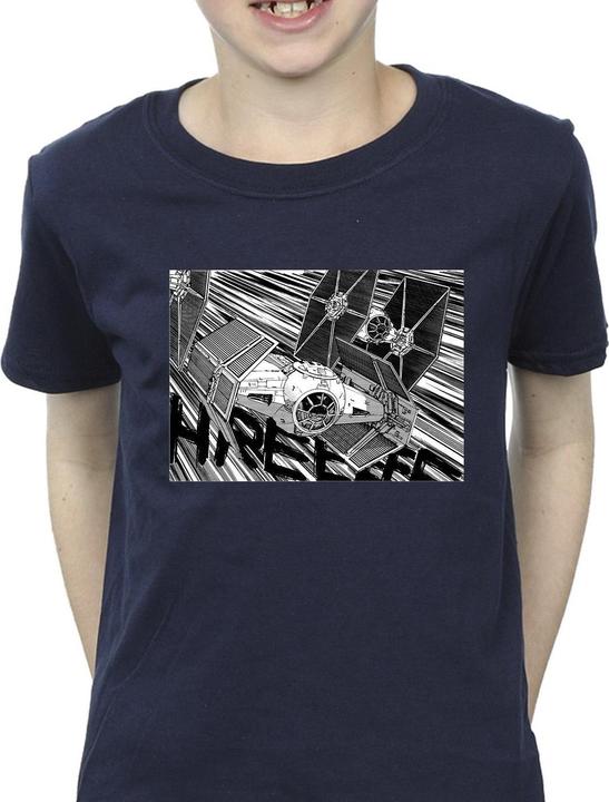 Actual product image Star Wars Boys Anime Plane T-Shirt (104)