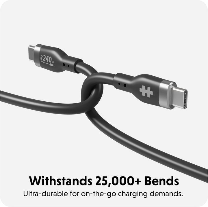 Actual product image Targus 2M Silicone 240W USB-C Charging Cable - (2 m, USB 2.0)