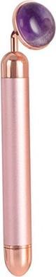 Actual product image Palsar 7 Jade Roller Massager Electric Pink Handle and Amethyst Jade)