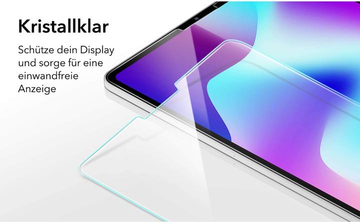 Produktbild ESR Tempered-Glass Displayschutz (1 Stück, iPad Pro 12.9 2020 (4. Gen), iPad Pro 12.9 2022 (6. Gen), iPad Pro 12.9 2021 (5. Gen), iPad Pro 12.9 2018 (3. Gen))