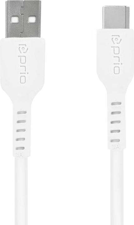 Immagine prodotto prio Cavo di ricarica e sincronizzazione ad alta velocità da USB C a USB A 3A 0,25m bianco (0.25 m, USB 2.0)