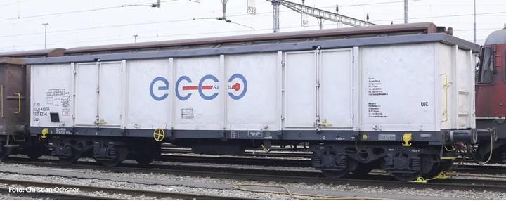 Actual product image Piko SBB-AXBSK 2 High Side Car Eaos white ECCO Ep. VI (Track VI)
