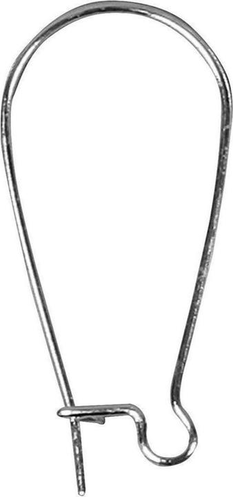 Actual product image Creativ Company Earring 25 mm Silver plated, 6 pcs. (Metal)