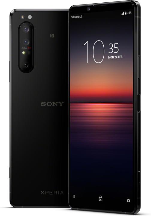 Produktbild Sony Xperia 1 II (256 GB, Black, 6.50", Single SIM, 12 Mpx, 5G)