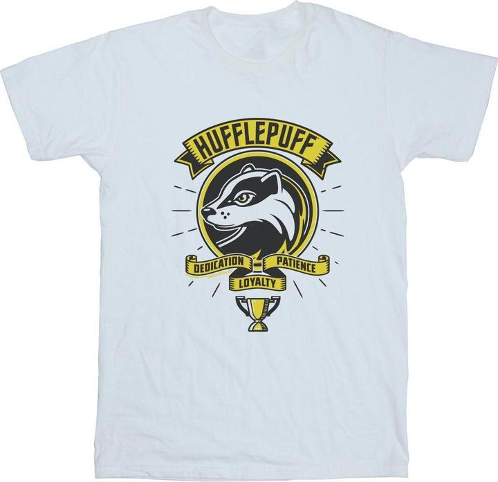 Image du produit - T-shirt HUFFLEPUFF TOON CREST - Fille (104)