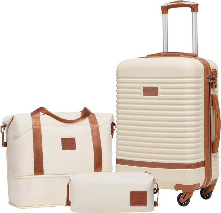 Coolife Trolley-Set (38 l, Handgepäck (bis 50l))