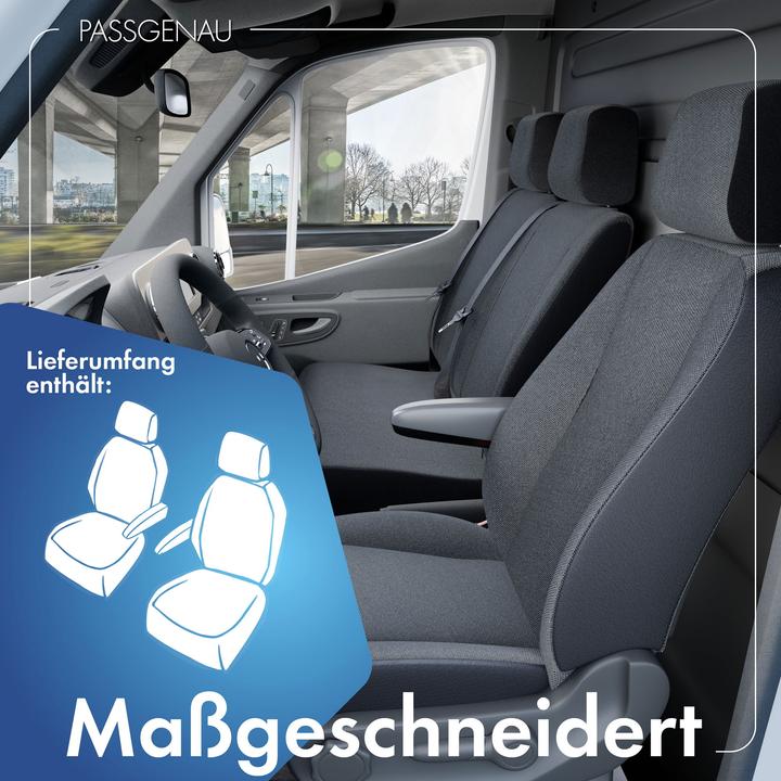 Actual product image Walser Seat covers for Mercedes Viano and Vito W638 & W639 for 2 ES for armrest inside BJ 06/2003 - 2013