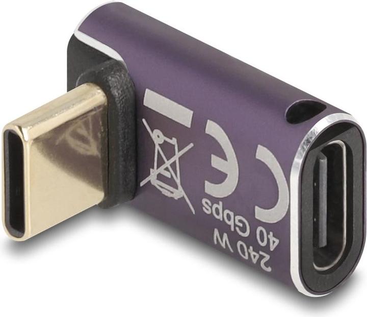 Image du produit Delock Adaptateur USB 40 Gbps USB Type-C PD 3.1 240 W mâle z (USB-C, 2 cm)