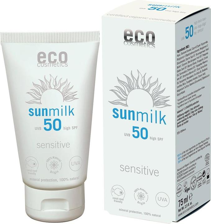 Eco Cosmetics Sensitive (Sonnenmilch, SPF 50, 75 ml)