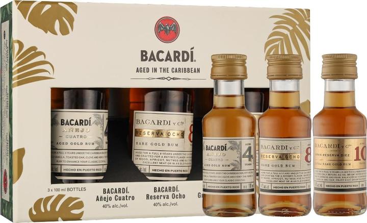 Produktbild Bacardi Discovery Pack (3x10CL Bottles) 40% Vol. 0,3l