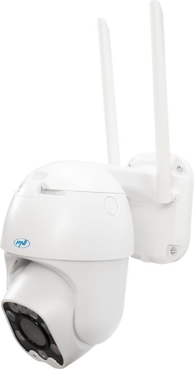 Actual product image PNI IP60 Live PTZ video surveillance camera with solar panel, 2 MP, GSM 4G, SIM slot, optical zoom