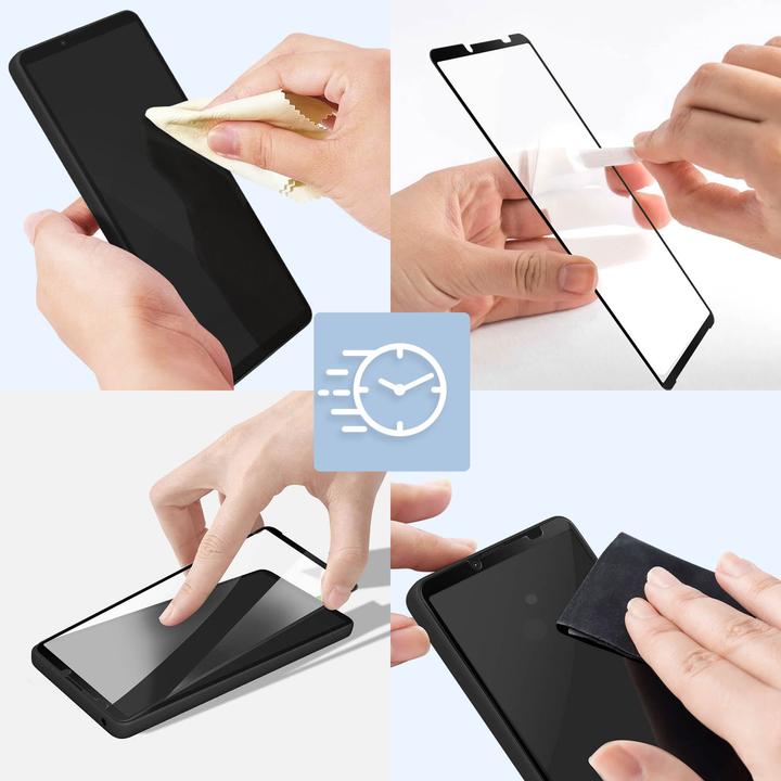 Actual product image Avizar 9H hardness glass display protection film (1 Piece, Sony Xperia 10 VI)