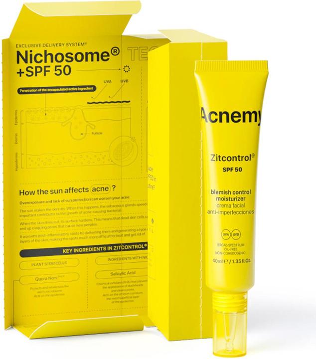 Produktbild Acnemy ZITCONTROL Treatment SPF 50 (40 ml, SPF 50)