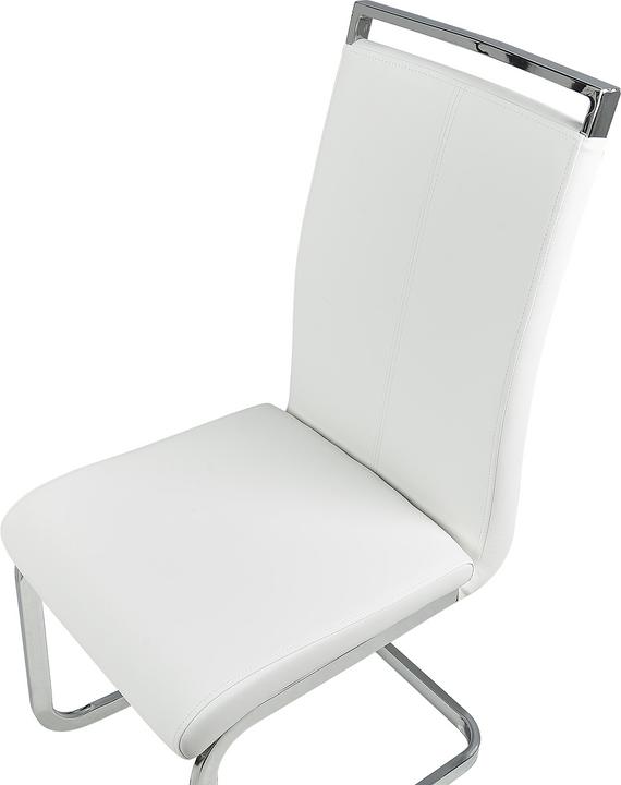 Immagine prodotto Beliani Esszimmerstuhl Kunstleder weiss 2er Set GREEDIN