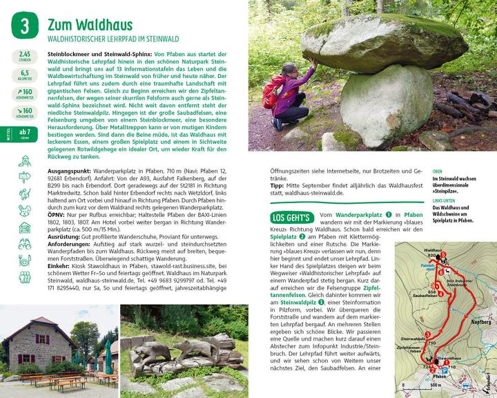 Immagine prodotto ErlebnisWandern mit Kindern Oberpfalz (Tedesco, Romano Linhard, Renate Linhard, 2024)