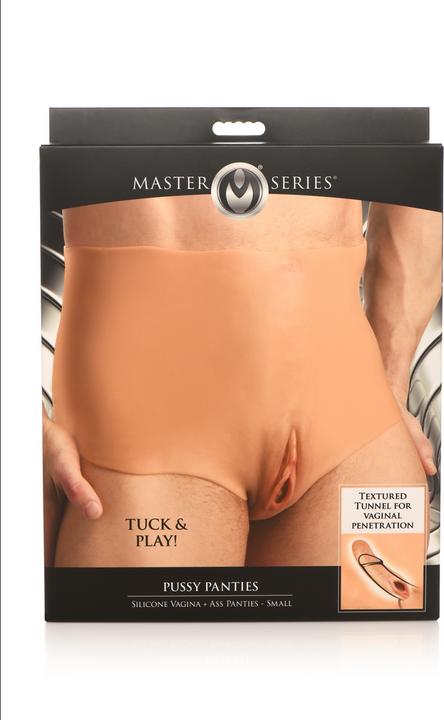 Produktbild Master Series Pussy Panties - Silicone Vagina and Ass Panties - S