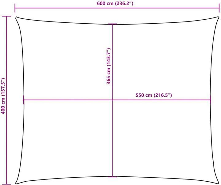 Actual product image VidaXL Nezhatok (400 x 600 cm)