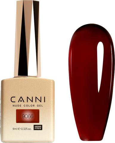 Image du produit Canni Vernis en gel Bordeaux brillant / 9066 UV/LED (Vernis semi-permanent)